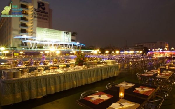 riverside seafood cruise Bangkok buffet