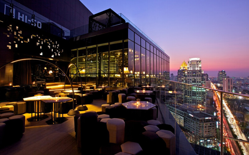 2. HI-SO Rooftop Bar - โรงแรม SO Sofitel Bangkok