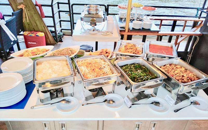 Thai buffet Menu dinner cruise